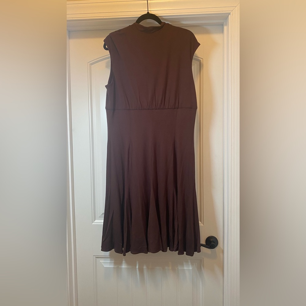 Talbots Women Dress Flare Bottom Front Tie - Picture 7 of 7